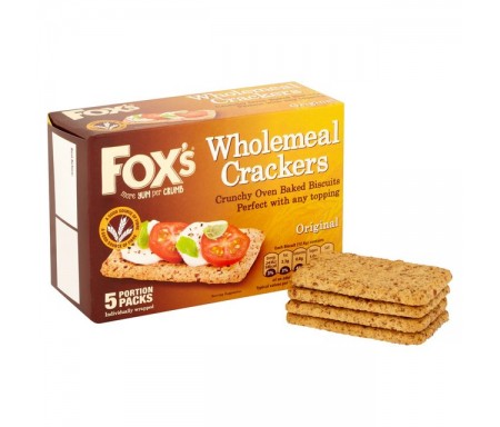 FOX'S WHOLEMEAL CRACKERS ORIGINAL 250G