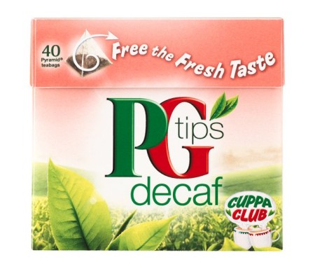 PG TIPS DECAF 125G