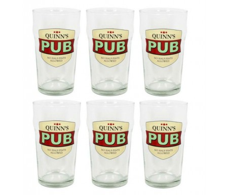 PUB GLASS CUP X3