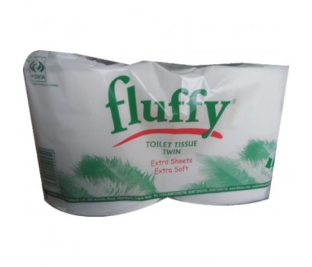 FLUFFY TOILET TISSUE X 2