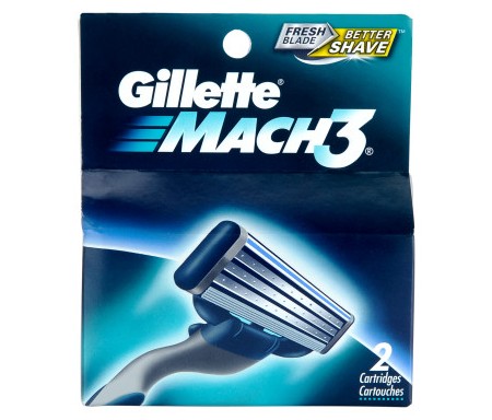 GILLETTE MACH 3N CART X 2