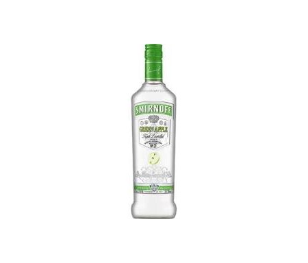 SMIRNOFF VODKA GREEN APPLE 700ML