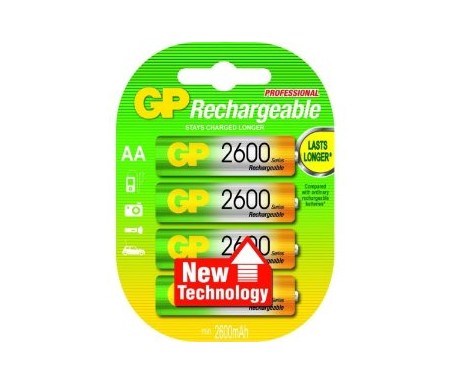 GP RECHARGEABLE BATTERY AAX4