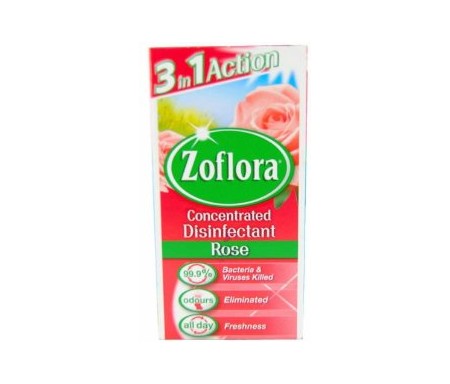 ZOFLORA ANTIBACTERIAL DISINFECTANT ROSE 56ML