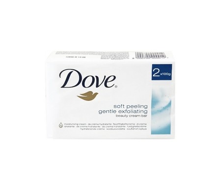 DOVE EXFOLIATING SOAP 2X100G