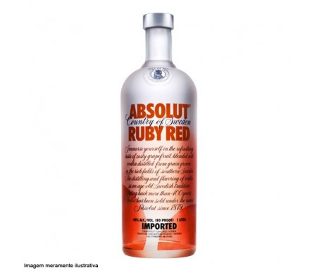 ABSOLUT RUBYRED VODKA 1L