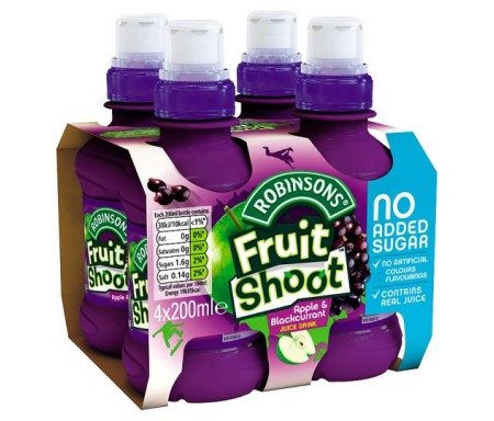 FRUIT SHOOT B/CURRANT 4X200ML