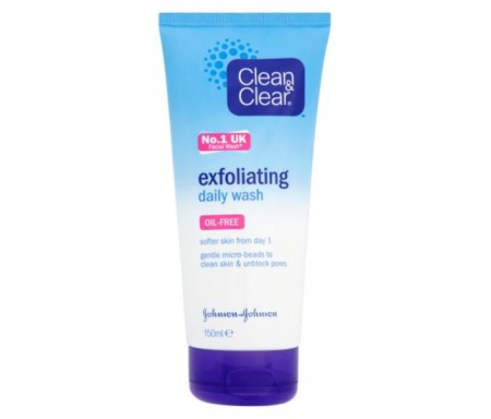 CLEAN AND CLEAR EXFOLIATING DAILY WASH 150ML