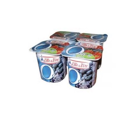 ELLA & VIRE 0% FAT YOGHURT X 6