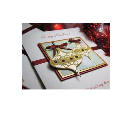 XMAS CARDS LUXURY CARDS X 25PCS