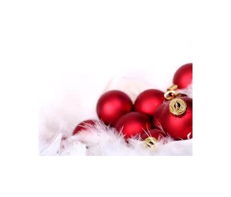 XMAS DECORATION BALLS X 8PCS