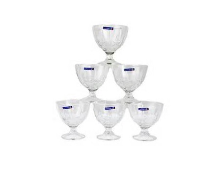 MALDIVE 6PCS GLASS CUPS