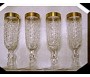 DIAMOND 4PCS CHAMPAGNE FLUITS