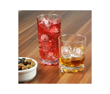 HOBNOBS 4PCS GLASS CUPS