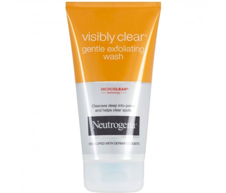 NEUTROGENA VISIBLY CLEAR GENTLE EXFOLIATING WASH 150ML