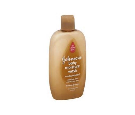 JOHNSON'S BABY MOISTURE WASH VANILLA OATMEAL 444ML