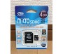 TEAM MICRO SDHC 4GB