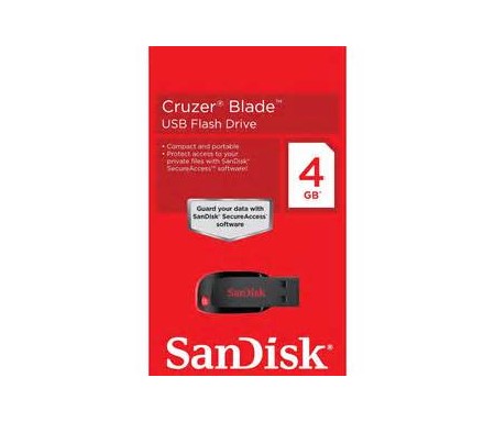 SANDISK USB FLASH DRIVE 4GB