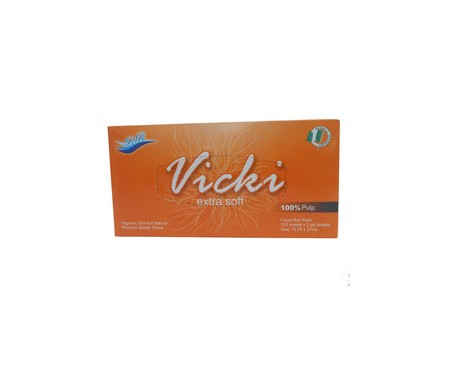 VICKI EXTRA SOFT FACIAL BOX TISSUE