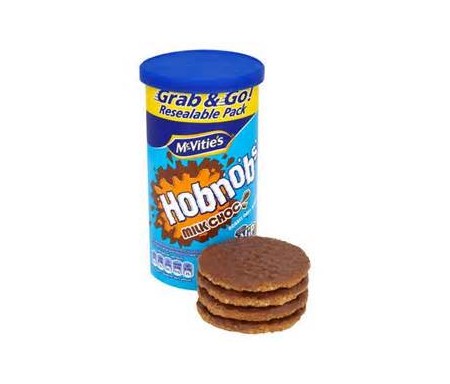 MCVITIE'S HOBNOBS' MILK CHOCOLATE 250G