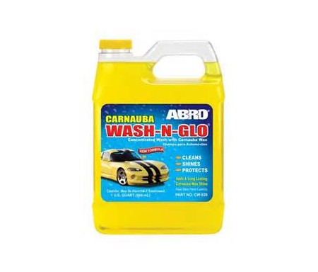 ABRO WASH-N-GLO CAR WASH 946ML