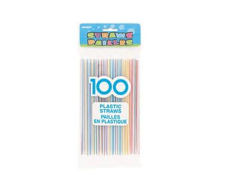 FLEXIBLE STRAWS STRIPED