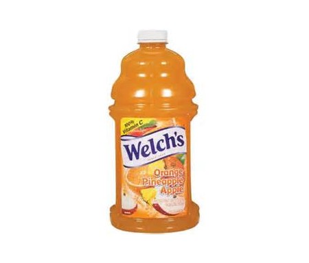 WELCHS 100% ORANGE PINEAPLE APPLE JUICE 296ML