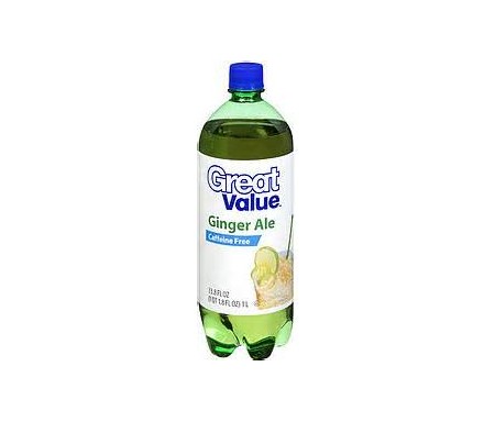 GREAT VALUE GINGER ALE 355ML