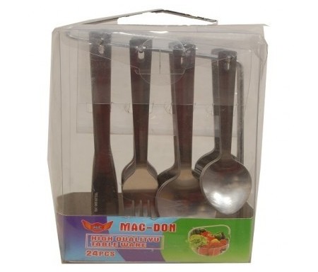 MAC-DON CUTLERY SET X 24