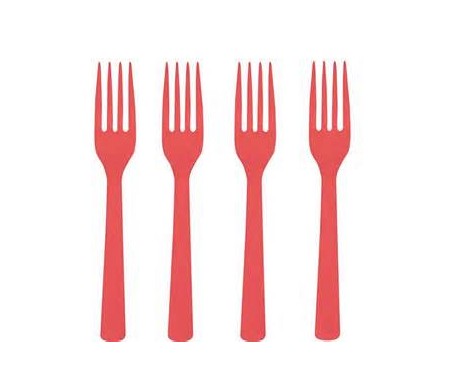 PARTY CHOICE PLASTIC FORK X 50