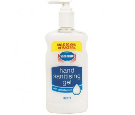 SAFEMATE HAND SANITISING GEL CUCUMBER 320ML