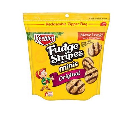 KEEBLER MINI FUDGE STRIPES ORIGINAL COOKIES