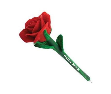 ROSE FLOWER WITH PEN