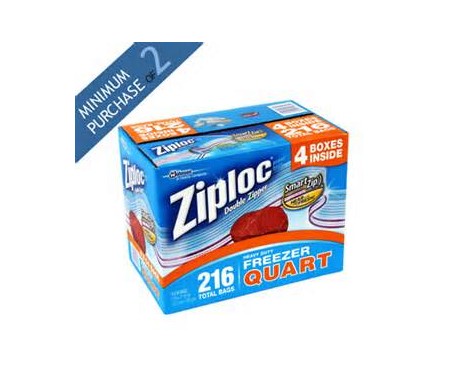 ZIPLOC QUART X 54