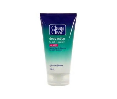 CLEAN & CLEAR DEEP ACTION CREAM WASH 150ML