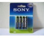 SONY ALKALINE BATTERY AAA X4