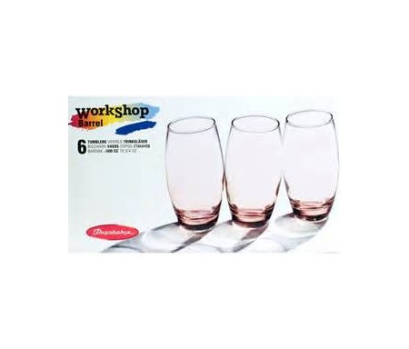 WORKSHOP BARREL TUMBLERS X 6PCS