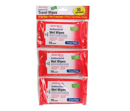 Travel deals antibacterial wipes