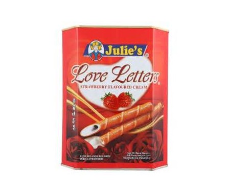 JULIES LOVE LETTERS SRAWBERRY CREAM 700G